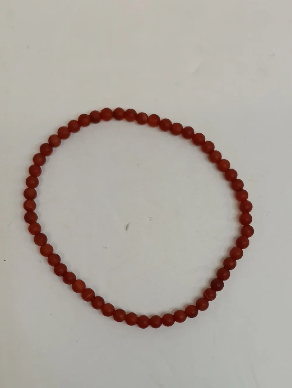 Beaded Bracelet Set Wood Stone Stretch Stack Minimal Boho 4 Piece